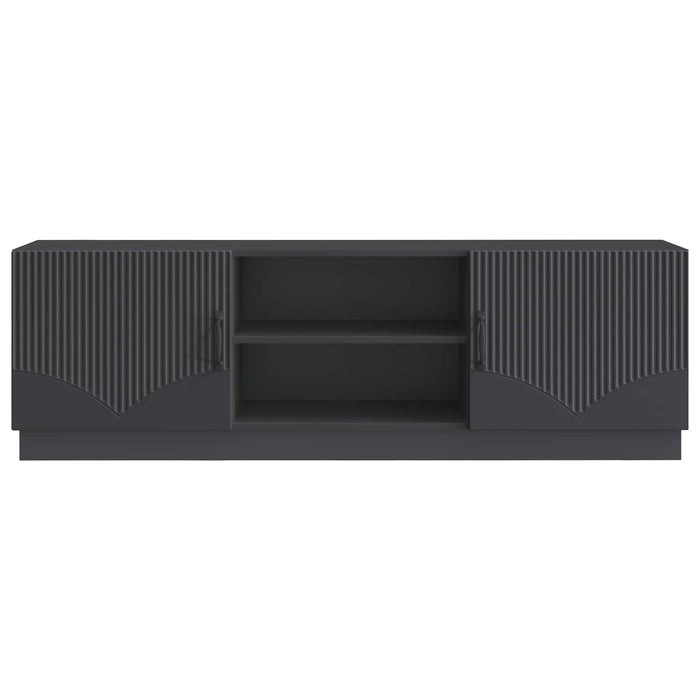 Cabinet TV Negru 150 x 31 x 47 cm Lemn prelucrat - WALTI WALTI