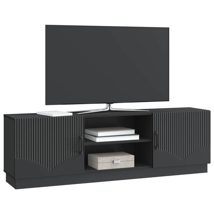 Cabinet TV Negru 150 x 31 x 47 cm Lemn prelucrat - WALTI WALTI