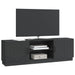 Cabinet TV Negru 150 x 31 x 47 cm Lemn prelucrat - WALTI WALTI