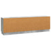 Cabinet TV Gri Beton 150 x 31 x 47 cm Lemn prelucrat - WALTI WALTI