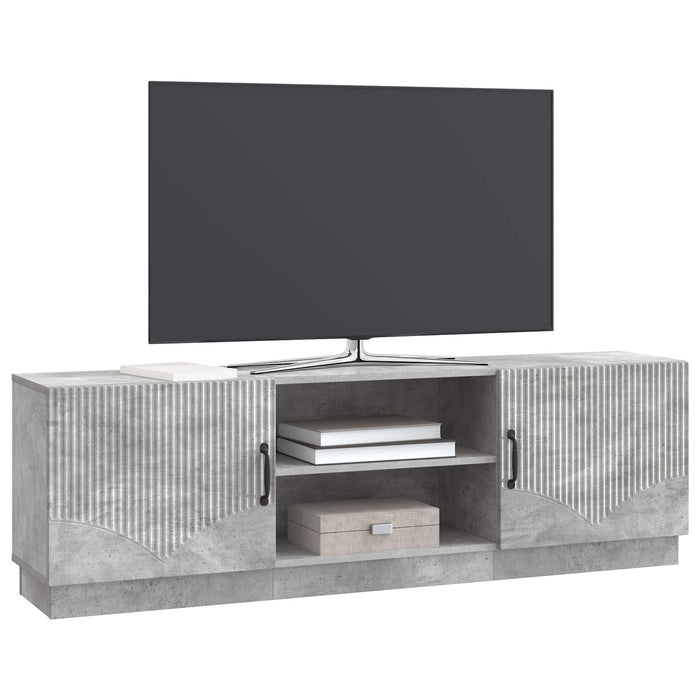 Cabinet TV Gri Beton 150 x 31 x 47 cm Lemn prelucrat - WALTI WALTI