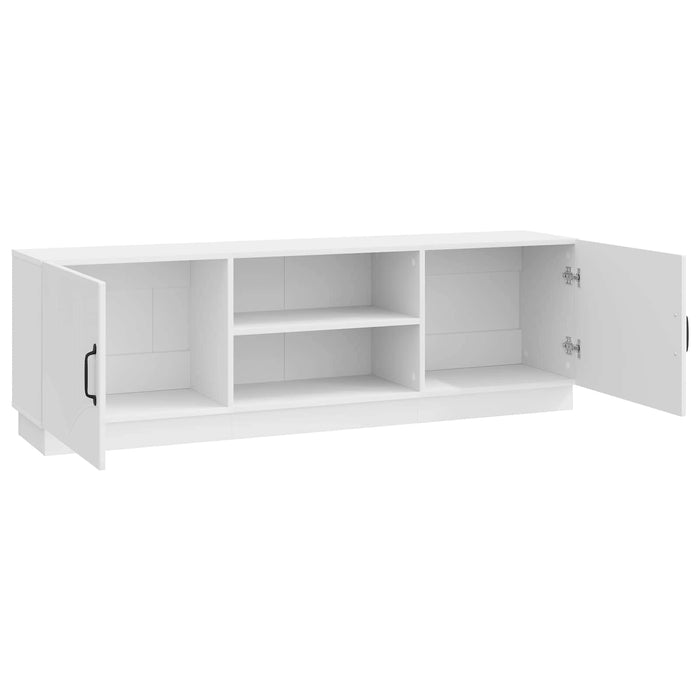 Cabinet TV Alb foarte lucios 150 x 31 x 47 cm Lemn prelucrat - WALTI WALTI
