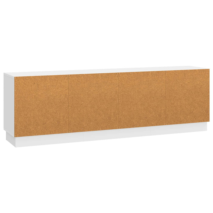 Cabinet TV Alb foarte lucios 150 x 31 x 47 cm Lemn prelucrat - WALTI WALTI