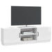 Cabinet TV Alb foarte lucios 150 x 31 x 47 cm Lemn prelucrat - WALTI WALTI