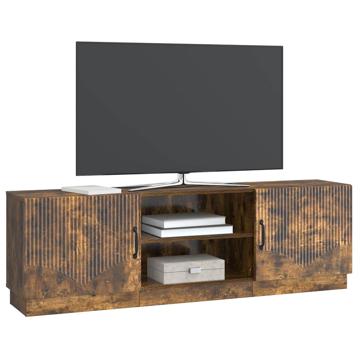 Cabinet TV Stejar fumuriu 150 x 31 x 47 cm Lemn prelucrat - WALTI WALTI