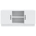 Cabinet TV Alb 102 x 34,5 x 47 cm Lemn prelucrat - WALTI WALTI