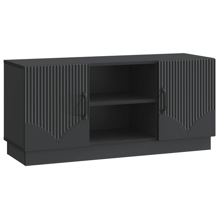Cabinet TV Negru 102 x 34,5 x 47 cm Lemn prelucrat - WALTI WALTI