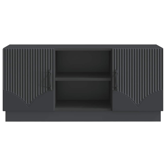 Cabinet TV Negru 102 x 34,5 x 47 cm Lemn prelucrat - WALTI WALTI