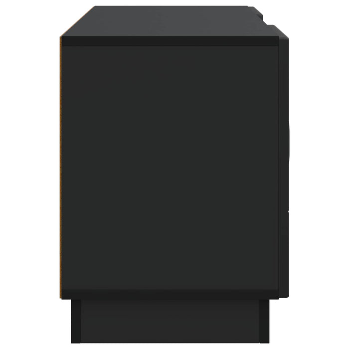 Cabinet TV Negru 102 x 34,5 x 47 cm Lemn prelucrat - WALTI WALTI