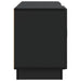 Cabinet TV Negru 102 x 34,5 x 47 cm Lemn prelucrat - WALTI WALTI