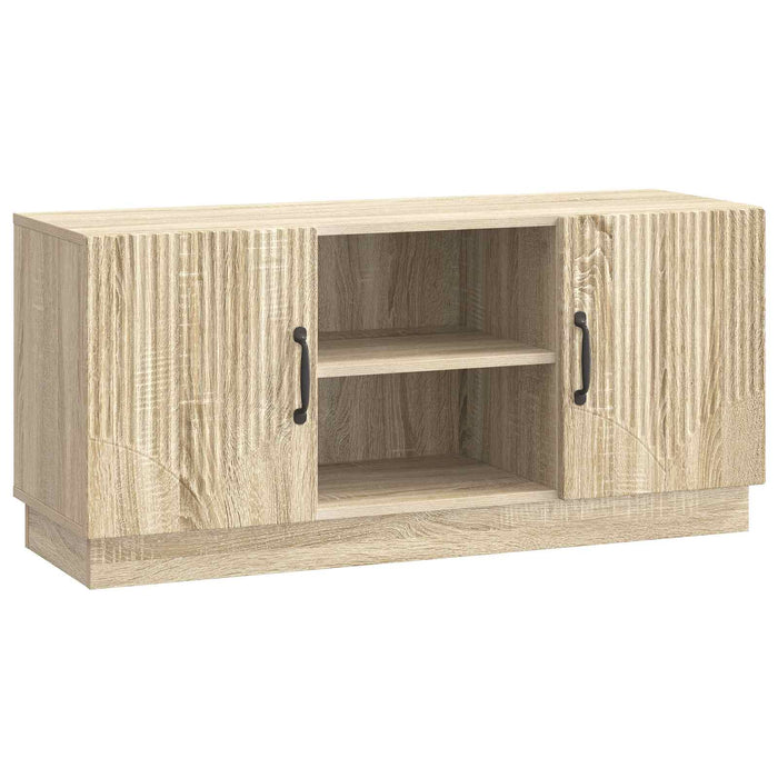 Cabinet TV Stejar Sonoma 102 x 34,5 x 47 cm Lemn prelucrat - WALTI WALTI
