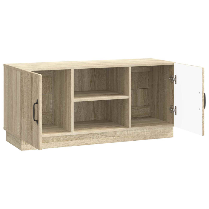 Cabinet TV Stejar Sonoma 102 x 34,5 x 47 cm Lemn prelucrat - WALTI WALTI