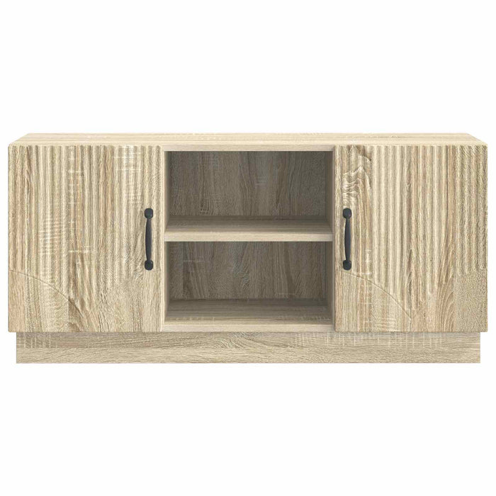 Cabinet TV Stejar Sonoma 102 x 34,5 x 47 cm Lemn prelucrat - WALTI WALTI