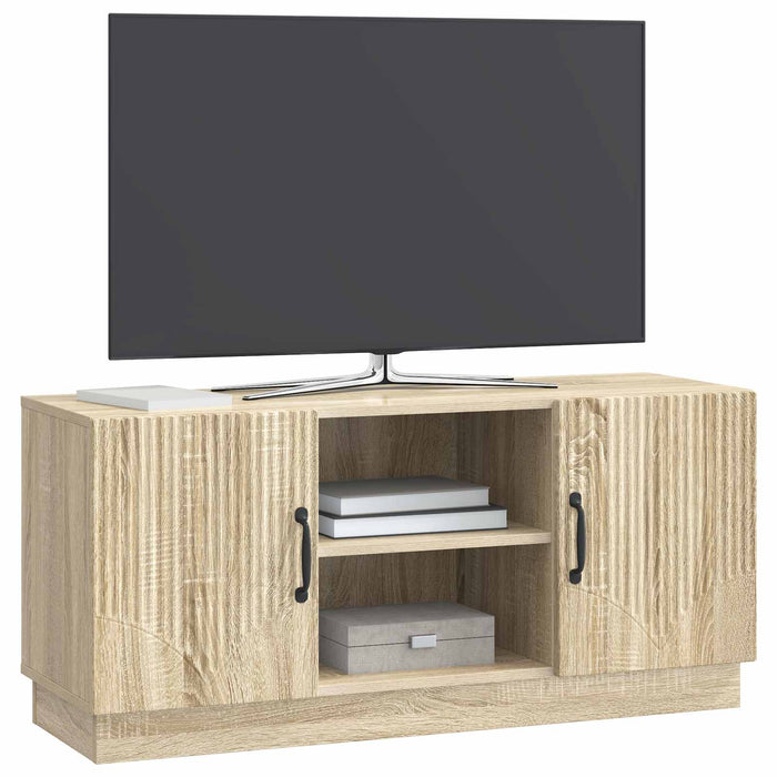 Cabinet TV Stejar Sonoma 102 x 34,5 x 47 cm Lemn prelucrat - WALTI WALTI
