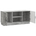 Cabinet TV Gri Beton 102 x 34,5 x 47 cm Lemn prelucrat - WALTI WALTI