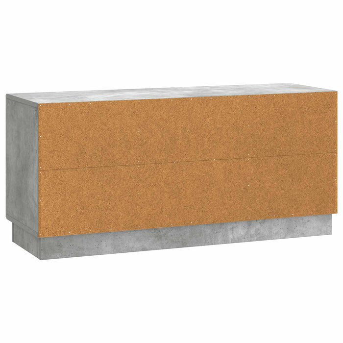 Cabinet TV Gri Beton 102 x 34,5 x 47 cm Lemn prelucrat - WALTI WALTI