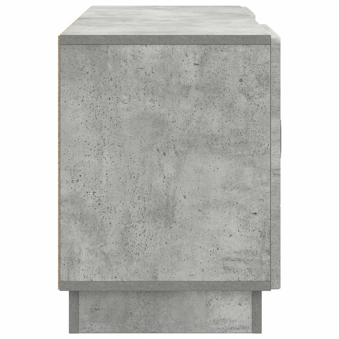 Cabinet TV Gri Beton 102 x 34,5 x 47 cm Lemn prelucrat - WALTI WALTI