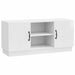 Cabinet TV Alb foarte lucios 102 x 34,5 x 47 cm Lemn prelucrat - WALTI WALTI