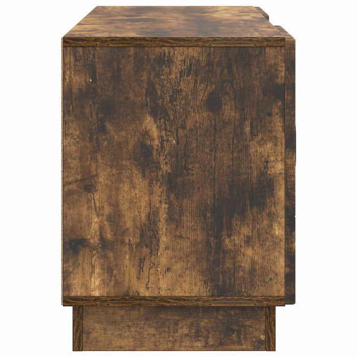 Cabinet TV Stejar fumuriu 102 x 34,5 x 47 cm Lemn prelucrat - WALTI WALTI