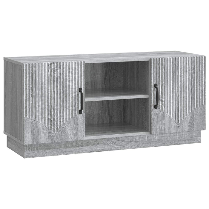 Cabinet TV Sonoma gri 102 x 34,5 x 47 cm Lemn prelucrat - WALTI WALTI