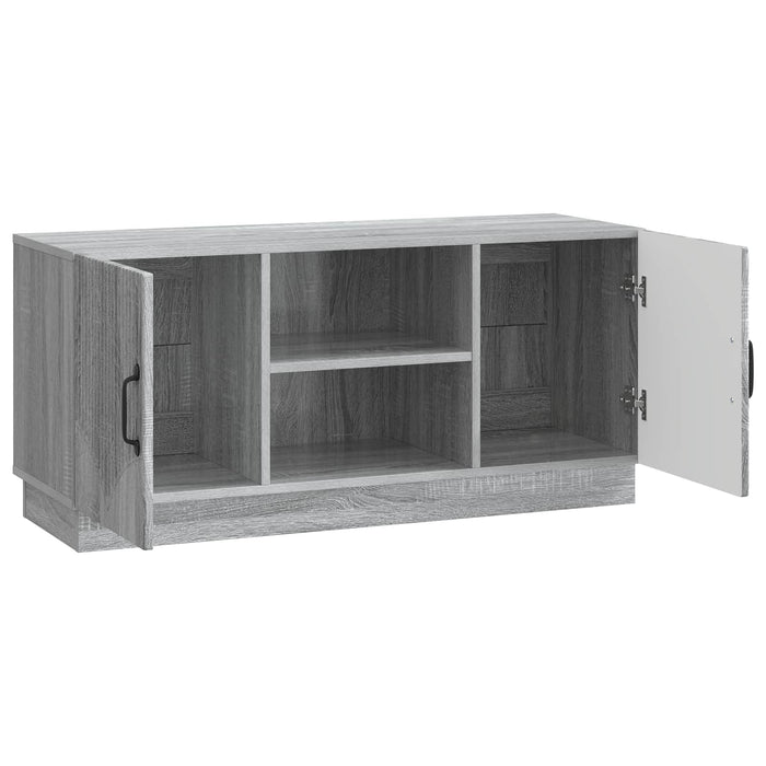 Cabinet TV Sonoma gri 102 x 34,5 x 47 cm Lemn prelucrat - WALTI WALTI