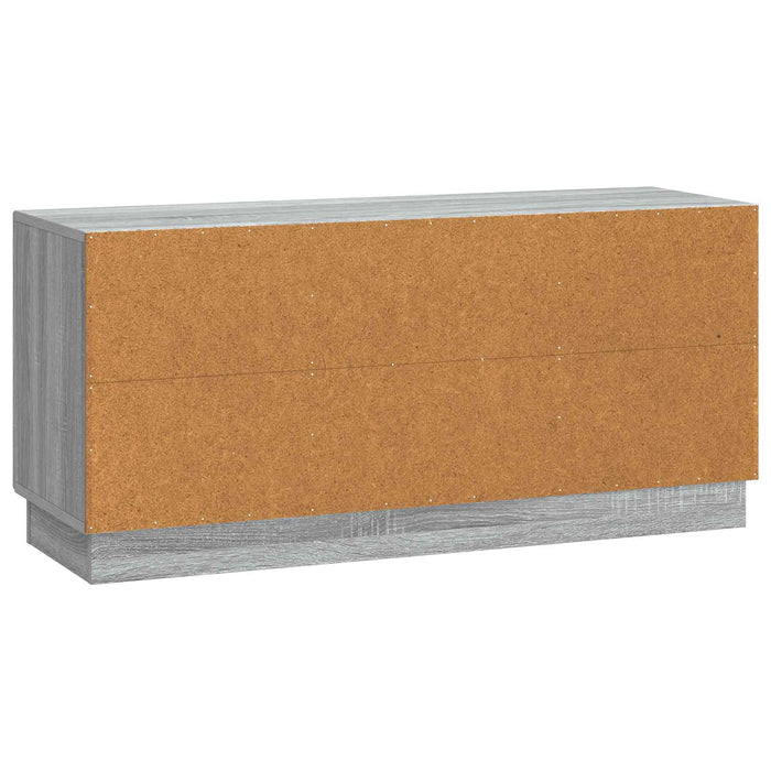 Cabinet TV Sonoma gri 102 x 34,5 x 47 cm Lemn prelucrat - WALTI WALTI