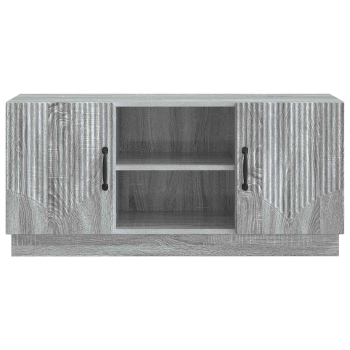 Cabinet TV Sonoma gri 102 x 34,5 x 47 cm Lemn prelucrat - WALTI WALTI