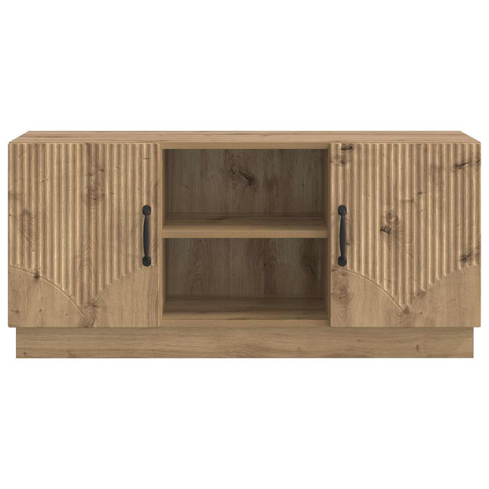 Cabinet TV Stejar Artizanal 102 x 34,5 x 47 cm Lemn prelucrat - WALTI WALTI