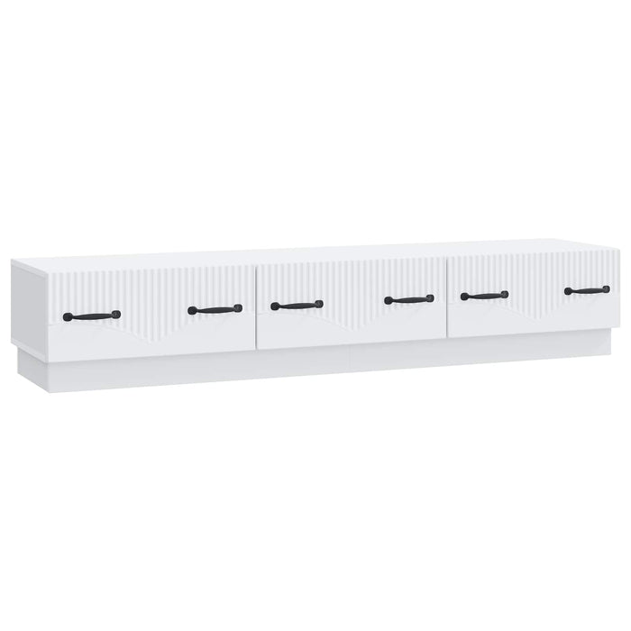 Cabinet TV cu sertar Alb 147 x 34,5 x 27 cm Lemn prelucrat - WALTI WALTI