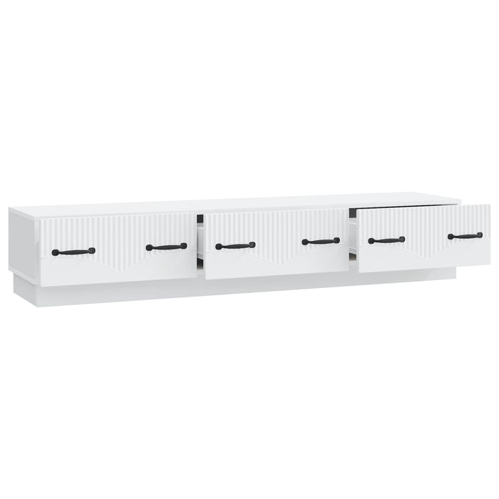 Cabinet TV cu sertar Alb 147 x 34,5 x 27 cm Lemn prelucrat - WALTI WALTI