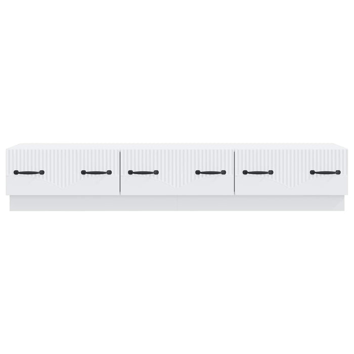 Cabinet TV cu sertar Alb 147 x 34,5 x 27 cm Lemn prelucrat - WALTI WALTI