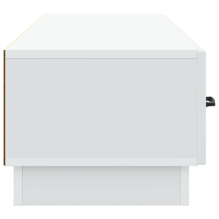 Cabinet TV cu sertar Alb 147 x 34,5 x 27 cm Lemn prelucrat - WALTI WALTI