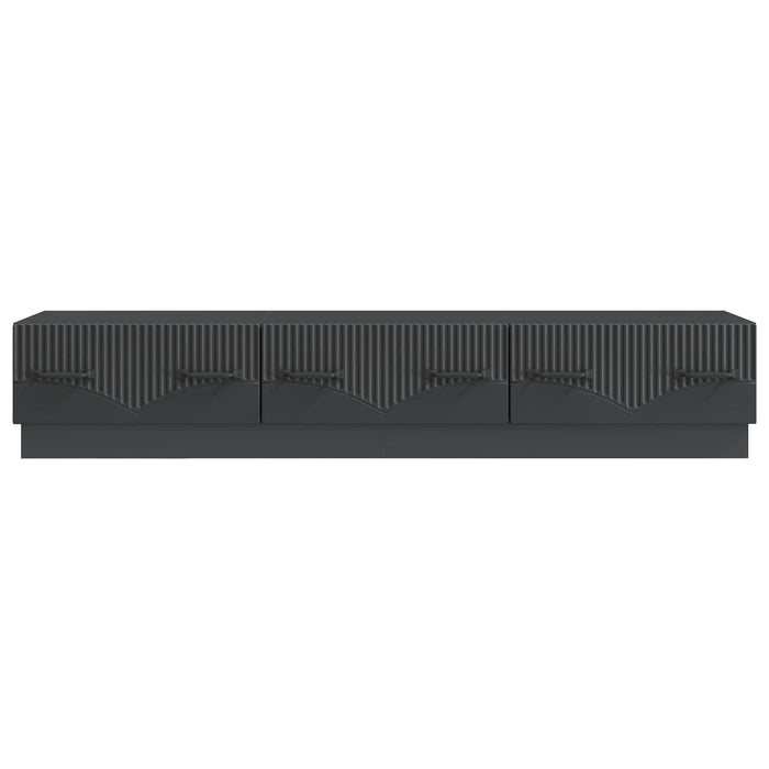 Cabinet TV cu sertar Negru 147 x 34,5 x 27 cm Lemn prelucrat - WALTI WALTI