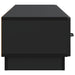 Cabinet TV cu sertar Negru 147 x 34,5 x 27 cm Lemn prelucrat - WALTI WALTI