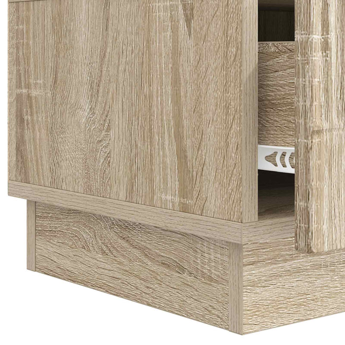 Cabinet TV Stejar Sonoma 147 x 34,5 x 27 cm Lemn prelucrat - WALTI WALTI