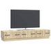 Cabinet TV Stejar Sonoma 147 x 34,5 x 27 cm Lemn prelucrat - WALTI WALTI