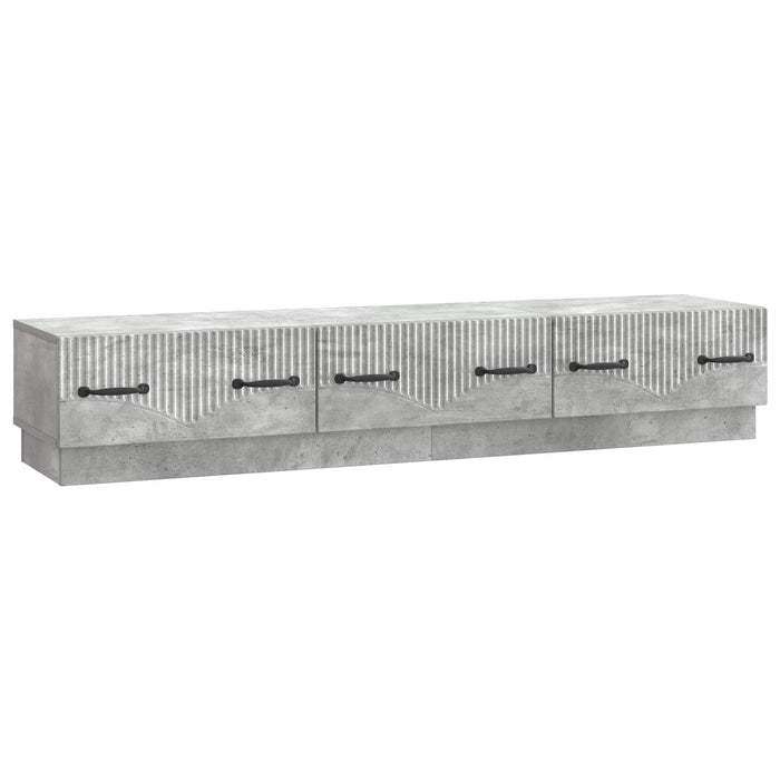 Cabinet TV Gri Beton 147 x 34,5 x 27 cm Lemn prelucrat - WALTI WALTI