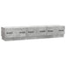 Cabinet TV Gri Beton 147 x 34,5 x 27 cm Lemn prelucrat - WALTI WALTI