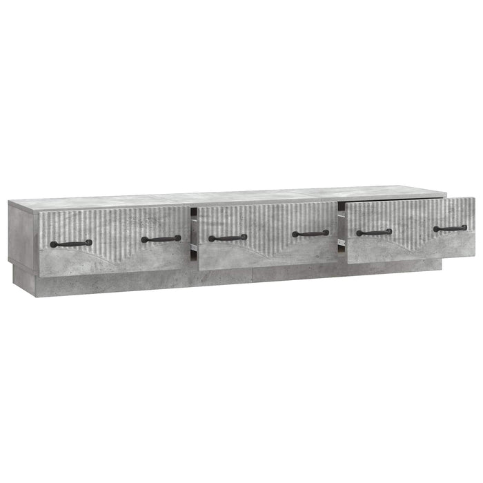 Cabinet TV Gri Beton 147 x 34,5 x 27 cm Lemn prelucrat - WALTI WALTI