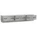 Cabinet TV Gri Beton 147 x 34,5 x 27 cm Lemn prelucrat - WALTI WALTI