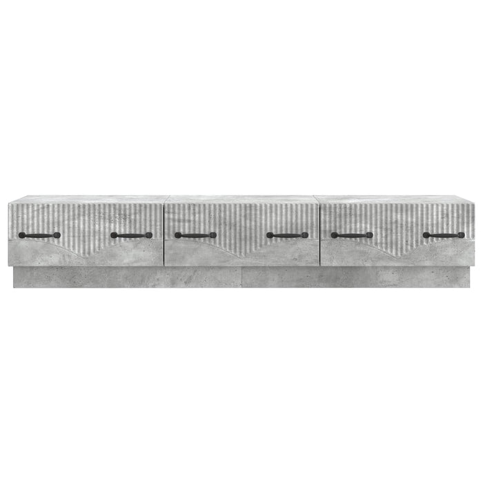 Cabinet TV Gri Beton 147 x 34,5 x 27 cm Lemn prelucrat - WALTI WALTI