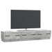 Cabinet TV Gri Beton 147 x 34,5 x 27 cm Lemn prelucrat - WALTI WALTI