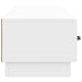 Cabinet TV Alb foarte lucios 147 x 34,5 x 27 cm Lemn prelucrat - WALTI WALTI