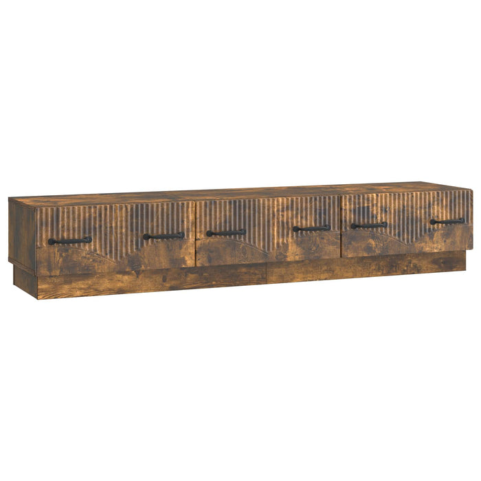 Cabinet TV Stejar fumuriu 147 x 34,5 x 27 cm Lemn prelucrat - WALTI WALTI