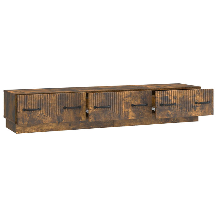 Cabinet TV Stejar fumuriu 147 x 34,5 x 27 cm Lemn prelucrat - WALTI WALTI
