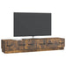 Cabinet TV Stejar fumuriu 147 x 34,5 x 27 cm Lemn prelucrat - WALTI WALTI