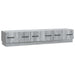 Cabinet TV Sonoma gri 147 x 34,5 x 27 cm Lemn prelucrat - WALTI WALTI