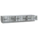 Cabinet TV Sonoma gri 147 x 34,5 x 27 cm Lemn prelucrat - WALTI WALTI