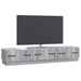 Cabinet TV Sonoma gri 147 x 34,5 x 27 cm Lemn prelucrat - WALTI WALTI