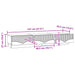 Cabinet TV Lemn vechi 147 x 34,5 x 27 cm Lemn prelucrat - WALTI WALTI